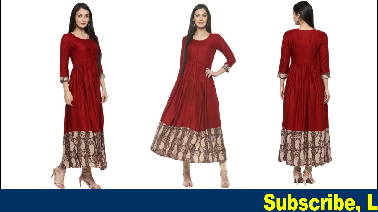 Top Beautiful Designer short Kurta 16 /Kurtis Designer Latest Kurti Design pic by Trendy World