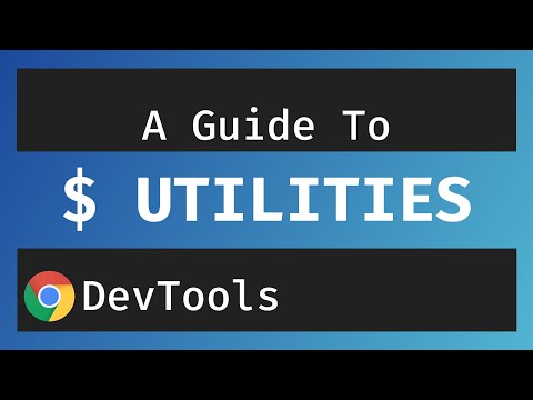 $, $$, $_, $0! A guide to the dollar-sign utilities in the Chrome DevTools