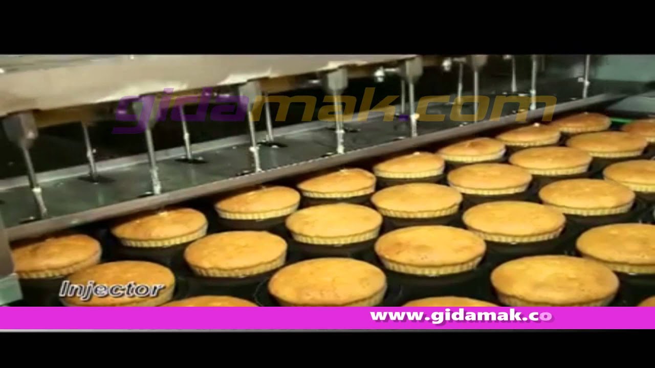 Muffin Kek Üretim Hattı Muffin Cake Production Line YouTube