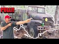 Will it start? We tried to pull start a military truck! Part 1