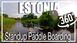 5k 360 - Tallinn, Estonia Standup Paddle Boarding with Suppama at Sunset