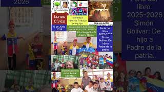 Dramatización en mimo de Simón Bolívar.