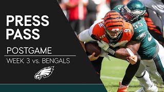 Eagles Players React to Tie vs. Bengals | Eagles Press Pass