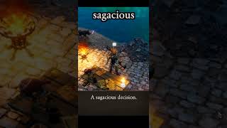 sagacious — Divinity: Original Sin 2 dialogue scene