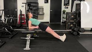 Modified Elbow Reverse Plank DEMO