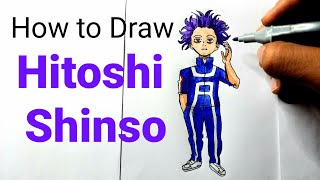 How to Draw Hitoshi Shinso | Anime Drawing | My Hero Academia