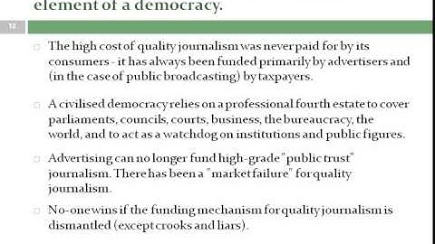 3 of 6: What challenges do PR practitioners face if journalists are dumbed down?