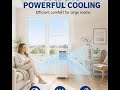 8,000 BTU Portable Air Conditioners, Cools Room Up to 350 Sq.Ft, 4-in-1 AC Unit with Dehumidifier