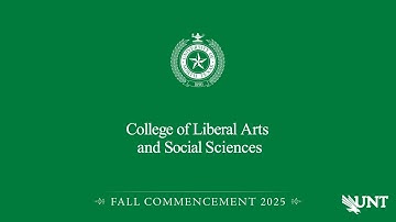 CLASS | UNT Commencement Fall 2025