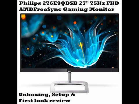 Philips 276E9QDSB 27" 75Hz Anti-glare Full HD 1080p IPS AMDFreeSync Monitor