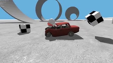 Truss Physics for Unity3D. RedCar Demo 03. WIP