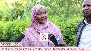 Isiol Cs Dade Boru, Mp Mumina Bonaya And Mp Samal Have Promised To Supporting Education Sector