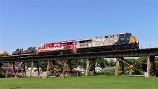 CSX 1776 w/S5T & 911 leading CSX W990-29 up the A-Line!!