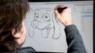Handygames 2D Artists Working On The Wacom Cintiq 24Hd