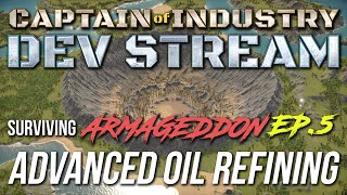 Captain of Industry dev stream #5: Advanced oil refining
Watch Captain Marek trying to survive on the hardest settings while answering questions from the community. Captain of Industry dev stream #5: Advanced oil refining