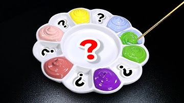 Making 13 Unique Colors from 6 Light Primary Colors  - Satisfying Color Mixing