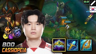 Bdd Cassiopeia Mid Build Crown of the Shattered Queen Conqueror - LOL KR GrandMaster Patch 13.13