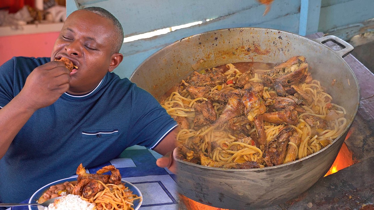 Los mejores espaguetis con gallina del campo, El Rey Del Salciao