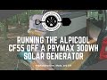 Alpicool First Impressions PLUS How Long Can it Run Off a Prymax 300WH Solar Power Generator?