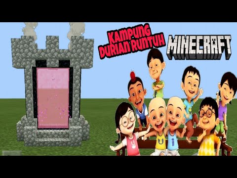 Cara Membuat Portal Upin Ipin di Minecraft MCPE