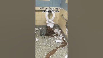 Thumbnail of When you walk into the school bathroom 😂 #shorts