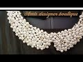 Churidar, gown, frocks, beads work| YouTube