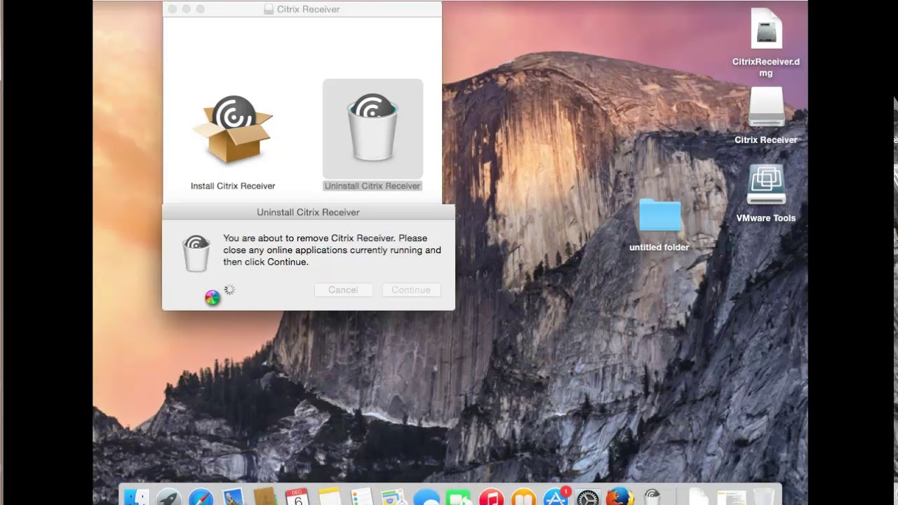 Uninstall Citrix Receiver for Mac 12 without using any other 3rd-party uninstaller?