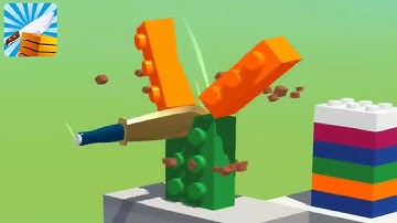 Slice It All ! All levels Gameplay New Knife Part 6 android, ios 🍕🍕🍰🍰