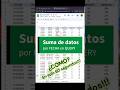 Como sumar datos y filtrar por una fecha con QUERY en Google Sheets #googlesheets #tips #query
