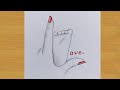 How to draw baby leg in her mother handsmothers day drawing for beginners  gali gali art 