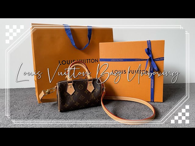 Louis Vuitton Nano Speedy (Pink Denim)￼ Unboxing and More 