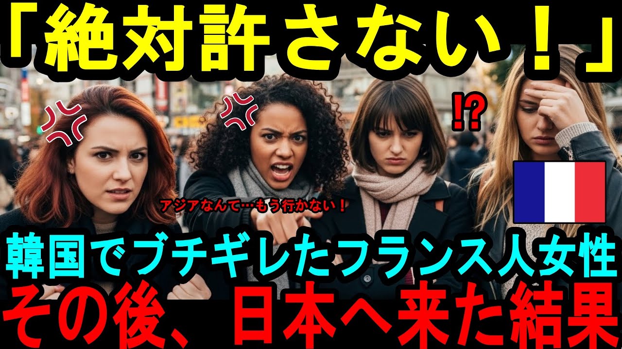 【海外の反応】「日本で家族全員が豹変してしまった！」留学で１年間韓国で生活をしたフランス人女子大生が、再び親の転勤で仕方なく日本へ行くことに！外国人が日本で受けた驚きのエピソードとは？