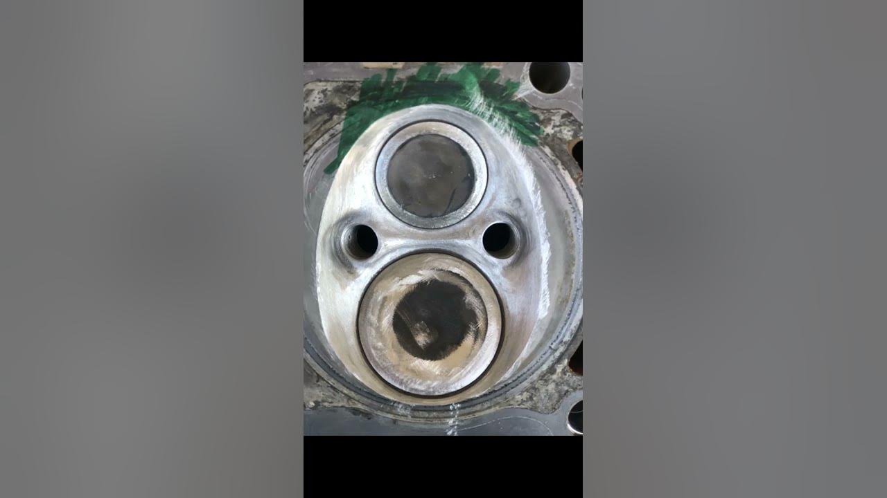 Ported 5 7 hemi eagle heads combustion chamber youtube