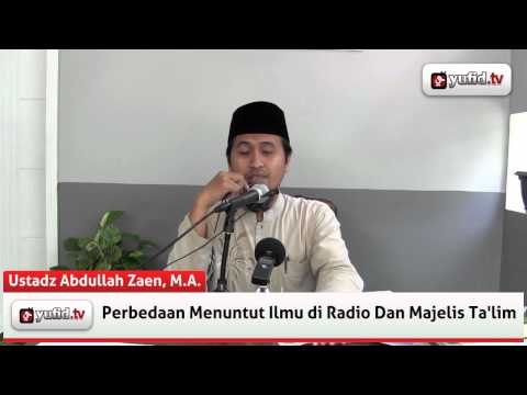 kajian-islam:-beda-menuntut-ilmu-di-radio-dan-majelis-ta'lim