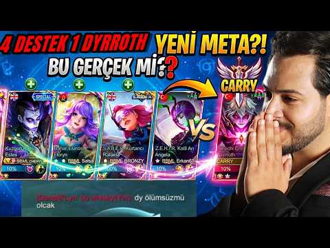 THE OPPONENT MOCKED US! 4 SUPPORTS 1 DYRROTH | Mobile Legends