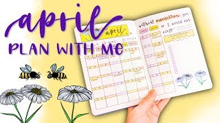 Plan With Me || April 2018 Bullet Journal Setup