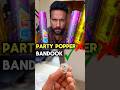 Party Popper Se Yeh Ho Sakta Hai ?😳 #scienceandfun #ashusir #experiment #hack #ytshorts #shorts