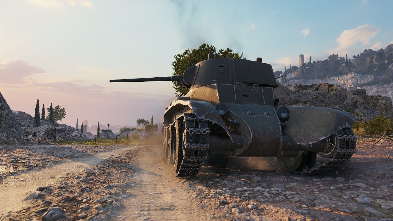 World of Tanks BT7 a Soviet tier 3 light tank YouTube