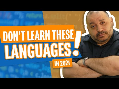 Don't Learn These!  Worst Programming Languages To Learn In 2021 for Beginners