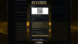 CÓMO REGISTRAME CORRECTAMENTE EN AXIONIA #trading #crypto #inversiones #finanzas #negocios #invertir