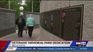 Veterans' Memorial Park Dedication Fox 24 News at 9