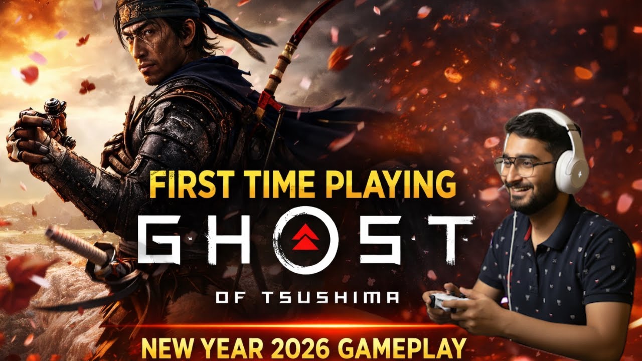 Новый год, новое путешествие 🗡️ Впервые играю в Ghost of Tsushima | Геймплей первого дня