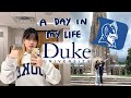 a day in my life at duke university *during covid*