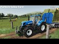 Storage Hay Bales on the Farm, Harvesting using New Holland CR│Purbeck Valley Farm│FS 19│Timelapse#2