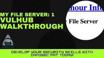 My File Server: 1 VulnHub VM Walkthrough - Boot-To-Root Video 2021 with InfoSec Pat -- WATCH NOW!!
