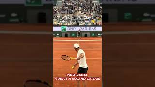 RAFA NADAL está de VUELTA en ROLAND GARROS: imposible NO EMOCIONARSE