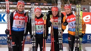 Staffel Frauen Hochfilzen / 13. Dezember 2014