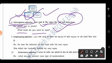 Adjective And Its types | How to Find Syllble | BCECE LE 2023