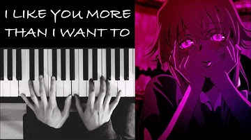 DethTech - I Like You More Than I Want To - Piano Cover w/ lyrics - BODO