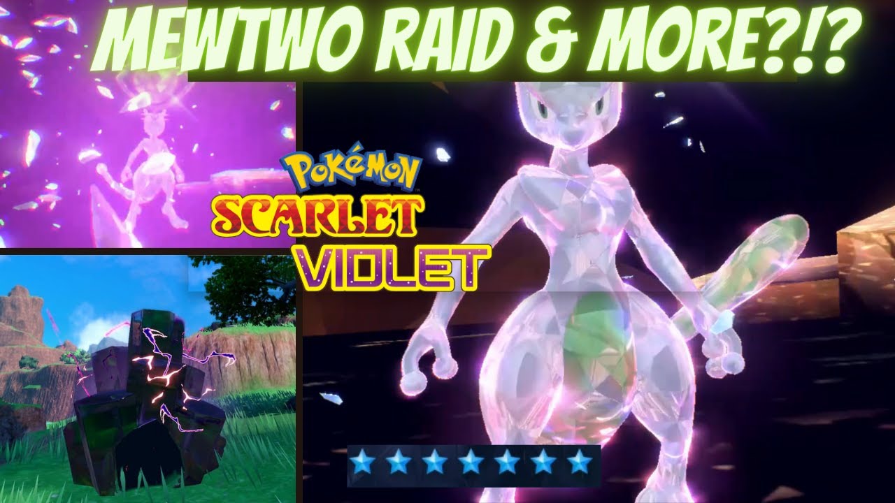 Mewtwo Tera Raid Confirmed for Pokémon Scarlet and Violet